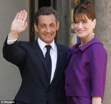 Photo:  Carla Bruni and Nicolas Sarkozy 07